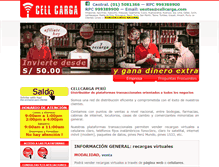 Tablet Screenshot of cellcarga.com